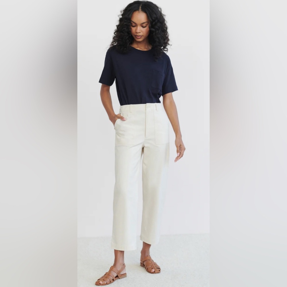Jenni Kayne Ranger Trouser size 6 color Ivory